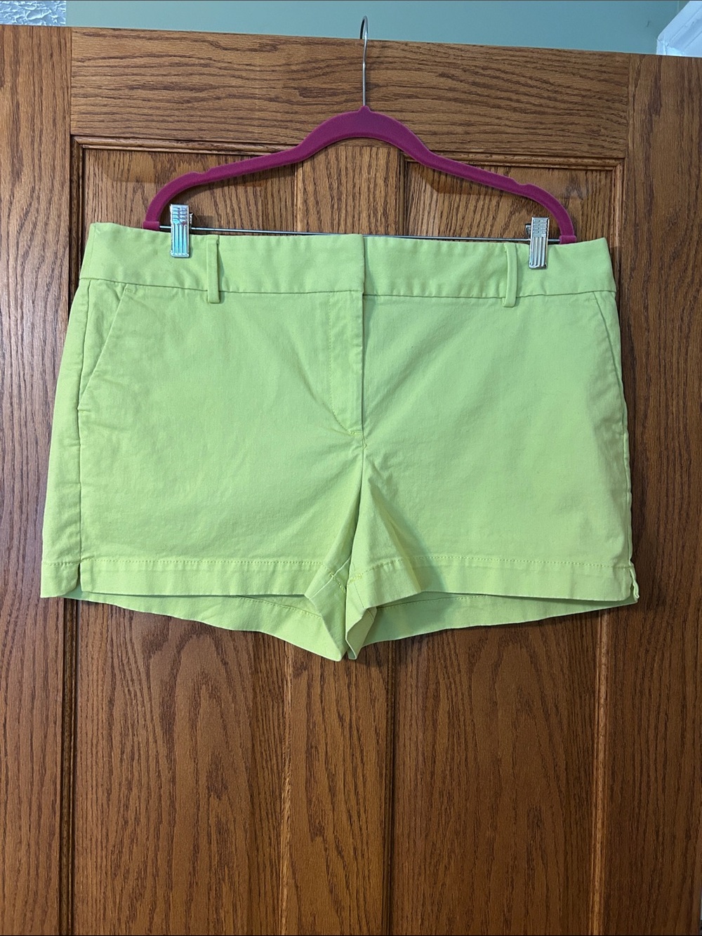 LOFT Lime Green/Yellow Riviera Shorts